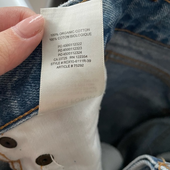 ARITZIA Denim Forum Farrah High Rise Wide Leg - Picture 6 of 6